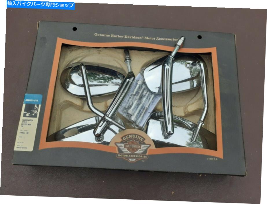 Mirror ニューハーレー - ダビッドソンオーバルアルミレットビレットスタイルミラーP / N 91965-98 New Harley-Davidson Oval Aluminator Billet Style Mirrors P/N 91965-98【並行輸入品】