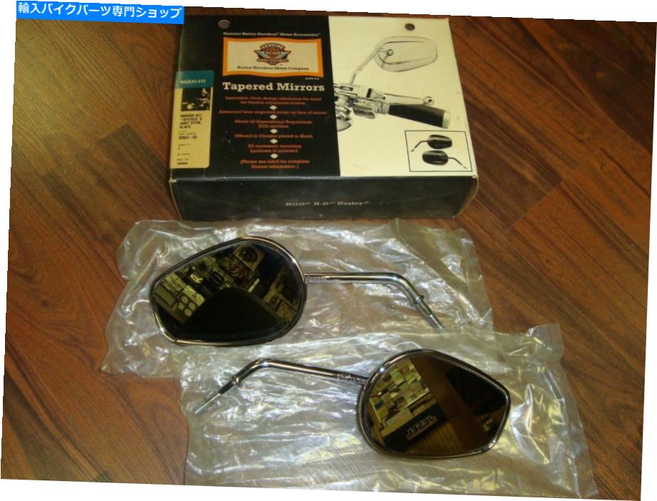 Mirror 純正ハーレーダビッドソンテーパーショートステムミラーキットフィット1982＆3 Genuine Harley Davidson Tapered Short Stem Mirror Kit Fits 1982 & Later【並行輸入品】