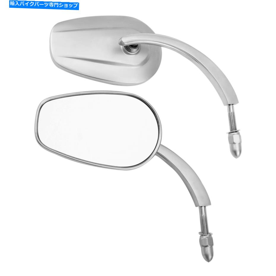 Mirror ハーレーツーリングストリートグライドFLHX 2006-2017のための8mmのバックビューサイドミラーフィット 8mm Rearview Side Mirror Fit For Harley Touring Street Glide FLHX 2006-2017【並行輸入品】