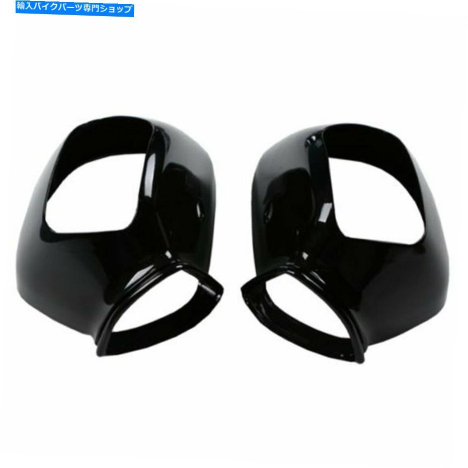 Mirror ホンダゴールドウィングGL1800 2001-2011左右サイドリアビューミラーケースカバー For Honda GOLDWING GL1800 2001-2011 Left Right Side Rear View Mirror Case Cover【並行輸入品】
