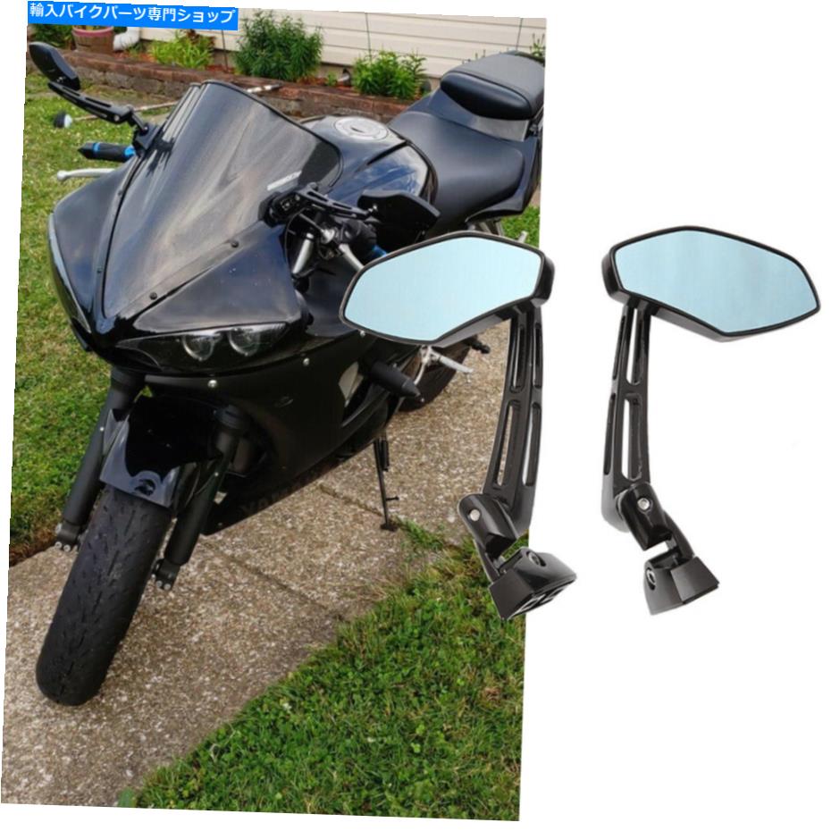 Mirror 2004年2005 2006 2007 2008 2009年ヤハマYZF R6オートバイスポーツレーシングミラー For 2004 2005 2006 2007 2008 2009 Yahama YZF R6 Motorcycle Sports Racing Mirrors【並行輸入品】