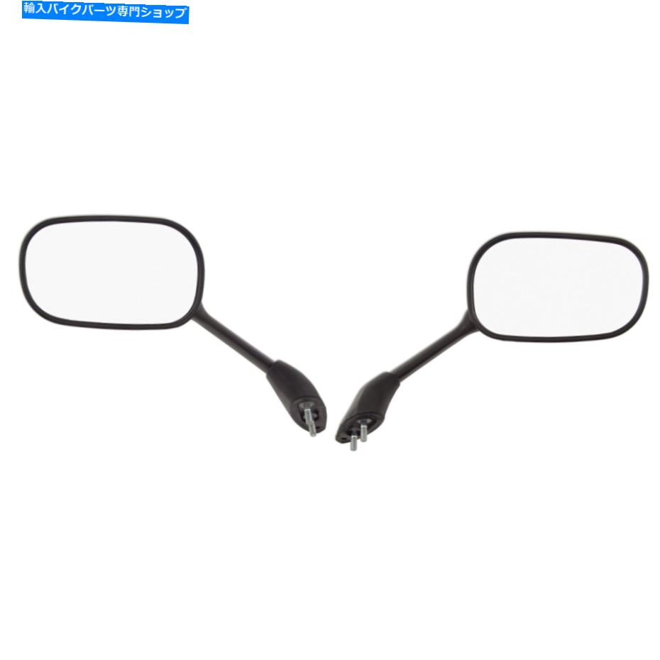 Mirror ヤマハYZF R1ハンドサイド2007-2008リアビューミラードット Set Left Right Black For Yamaha YZF R1 Hand Side 2007-2008 Rear View Mirror DOT【並行輸入品】