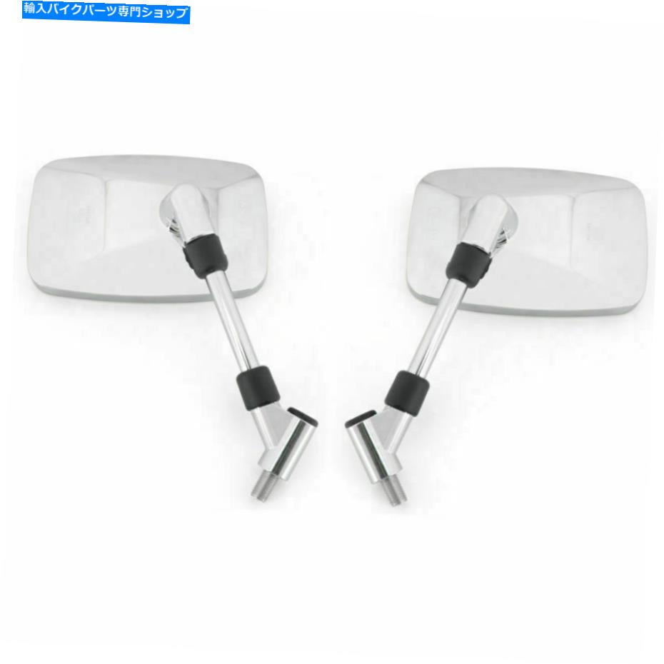 Mirror 鈴木VS600 VS750 VS750 VL800 VL1500 VL1500 B用長方形背面ビューミラー！ Rectangular Rear View Mirrors For Suzuki VS600 VS750 VS800 VL800 VZ800 VL1500 B!【並行輸入品】