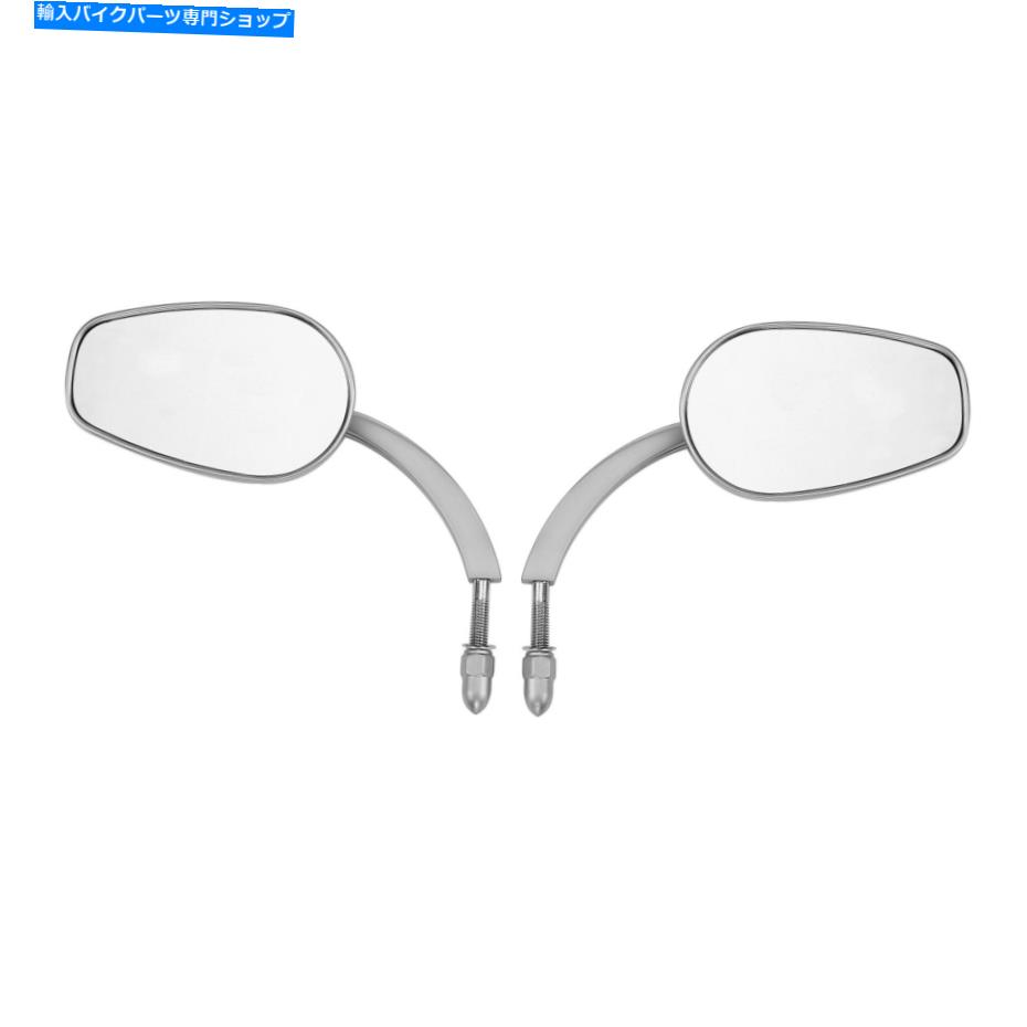 Mirror ハーレーストリートボブFXDB 07-17 Fat Bob FXDFのための8mmのバックビューサイドミラーフィット 8mm Rearview Side Mirrors Fit For Harley Street Bob FXDB 07-17 Fat Bob FXDF【並行輸入品】