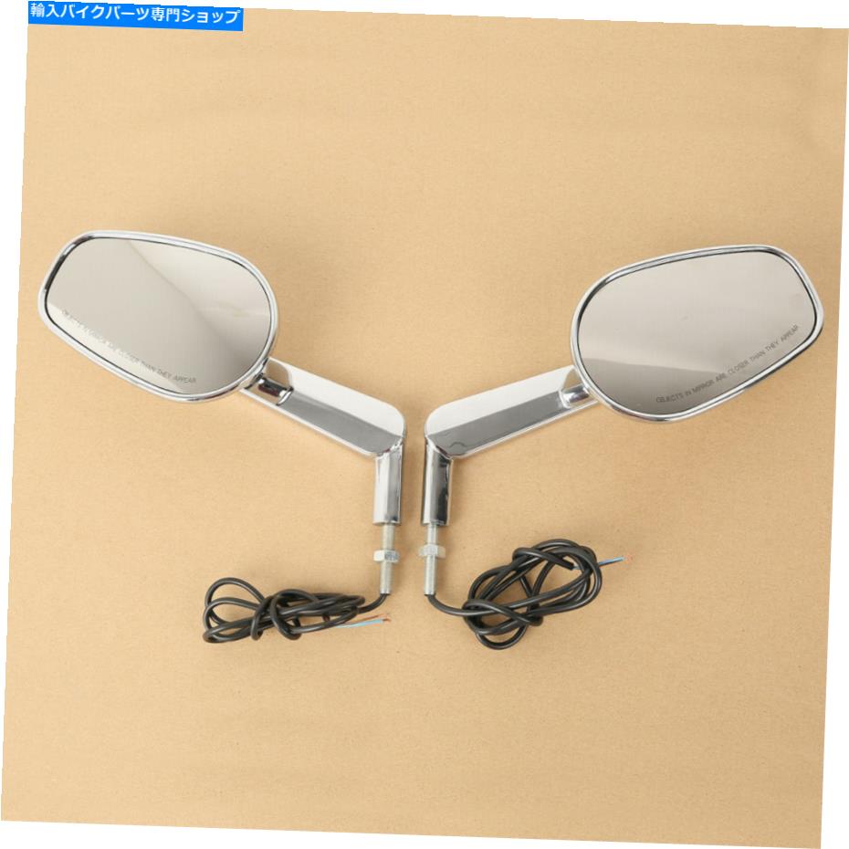 Mirror 筋肉背面図の鏡LEDターンシグナルはハーレーVRSCF vロッド09-17のための光フィット Muscle Rear View Mirrors LED Turn Signals Light Fit For Harley VRSCF V Rod 09-17【並行輸入品】