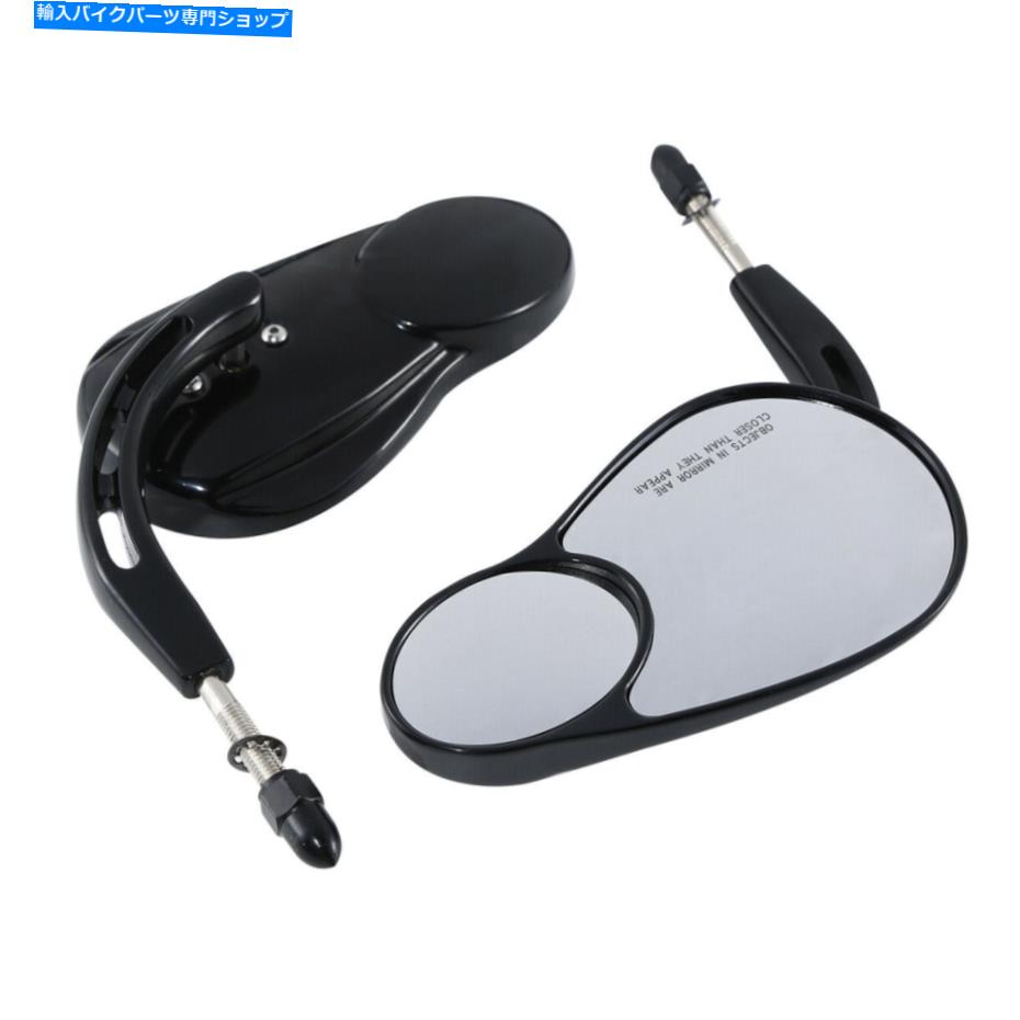 Mirror ハーレーツーリングソフトストリートのための8mmのバックミラーフィットxg750 500トライグライド 8mm Rearview Mirrors Fit For Harley Touring Softail Street XG750 500 Tri Glide【並行輸入品】
