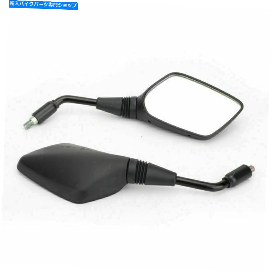 Mirror ブラックリアビューミラーフィットスズキDL1000 V-Strom 1000 DL650 V-Strom 650 02-17 Black Rear View Mirrors Fits Suzuki DL1000 V-Strom 1000 DL650 V-Strom 650 02-17【並行輸入品】