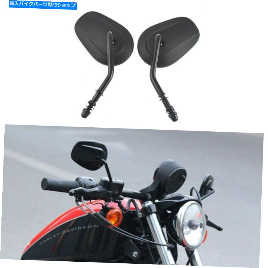 Mirror harley davidson sportster 1200カスタムXLH1200Cのためのペアブラックリアビューミラー Pair Black Rear View Mirrors For Harley Davidson Sportster 1200 Custom XLH1200C【並行輸入品】