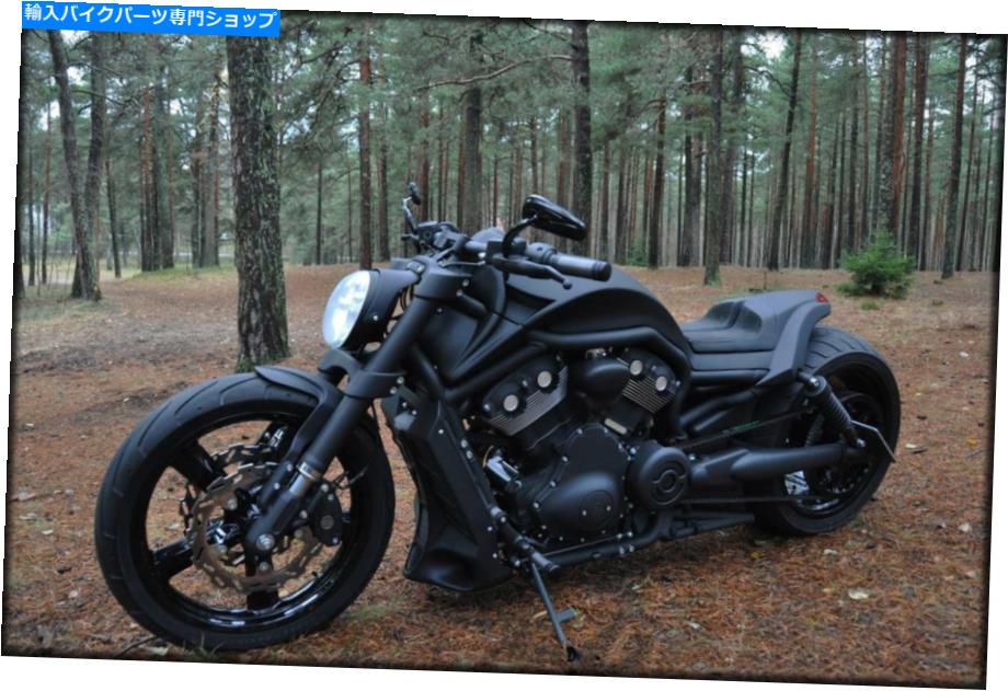 Mirror ハーレーダビッドソンナイトロッドスペシャルブラックオートバイリアビューサイドミラー For Harley Davidson Night Rod Special Black Motorcycle Rear View Side Mirrors US【並行輸入品】