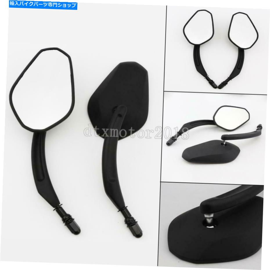 Mirror Harley-Davidson Sportster XL 883 1200 1970-2018用ブラックリアビューサイドミラー Black Rearview Side Mirrors For Harley-Davidson Sportster XL 883 1200 1970-2018【並行輸入品】