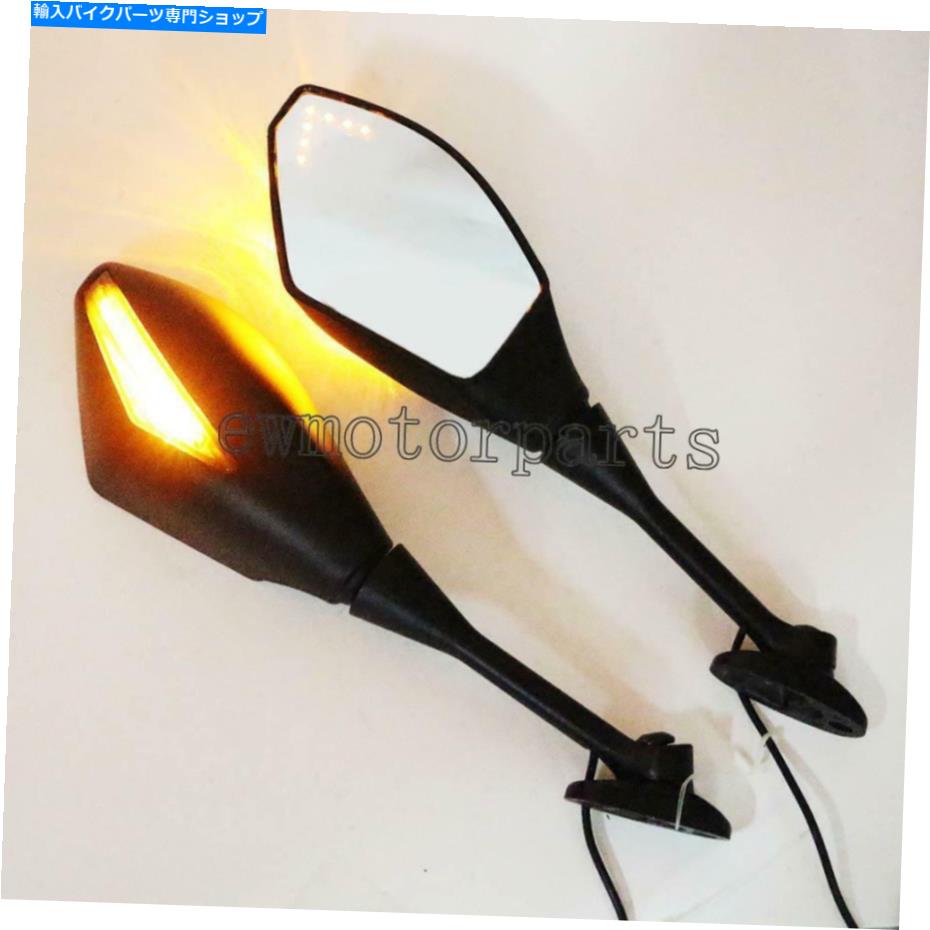Mirror ホンダCBR900 / 929/954 CBR900RR 1993-2004のための2x LEDターン信号のバックミラー 2x LED Turn Signal Rearview Mirrors For Honda CBR900/929/954 CBR900RR 1993-2004【並行輸入品】