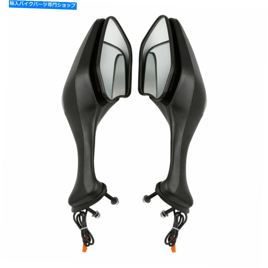 Mirror ホンダCBR1000RR 08-12の左右リアビューミラーW / LEDターン信号 Left & Right Rear View Mirrors W/ LED Turn Signal For Honda CBR1000RR 08-12【並行輸入品】