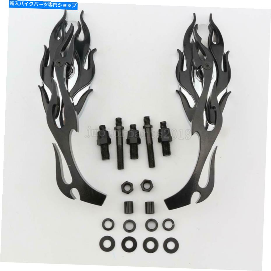 Mirror ホンダVTX1300 R C S T VTX1800 C F N Rレトロの炎アルミニウムリアビューミラー Flame Aluminum Rear View Mirrors For Honda VTX1300 R C S T VTX1800 C F N R RETRO【並行輸入品】