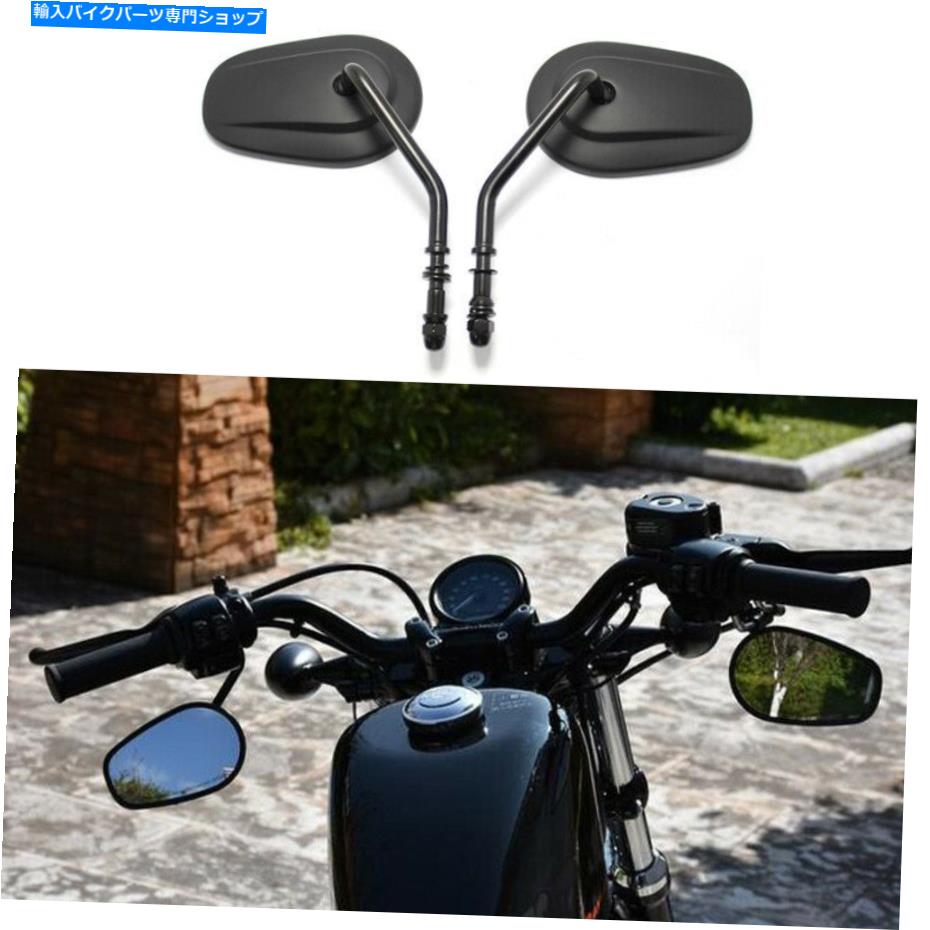 Mirror オートバイミラーカスタムリアビュークラシックブラックユニバーサルハーリーダビッドソン Motorcycle Mirrors Custom Rear View Classic Black Universal For Harley Davidson【並行輸入品】 28,965円