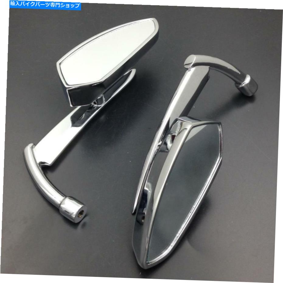 Mirror Suzuki Intruder Boulusia BoulevardのためのChrome Spear Blade Rewive Mirrorsフィット Chrome Spear Blade Rearview Mirrors fit For Suzuki Intruder Volusia Boulevard【並行輸入品】