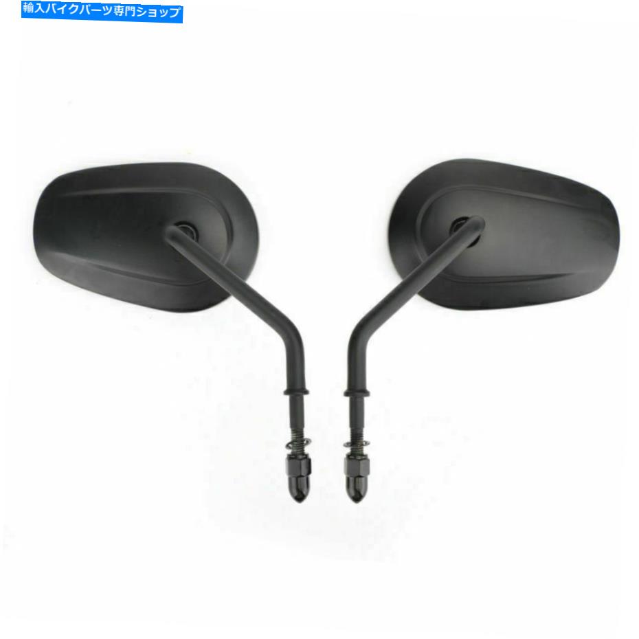 Mirror トゥーリングロードキングスポーツスターXL883 XL1200 Dyna Softail Rear View Mirrors Fit for Touring Road King Sportster XL883 XL1200 Dyna Softail【並行輸入品】