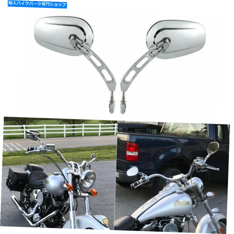 Mirror Harley Davidson Touring Road Glide Electra Glideのためのクロムオートバイのミラー Chrome Motorcycle Mirrors For Harley Davidson Touring Road Glide Electra Glide【並行輸入品】