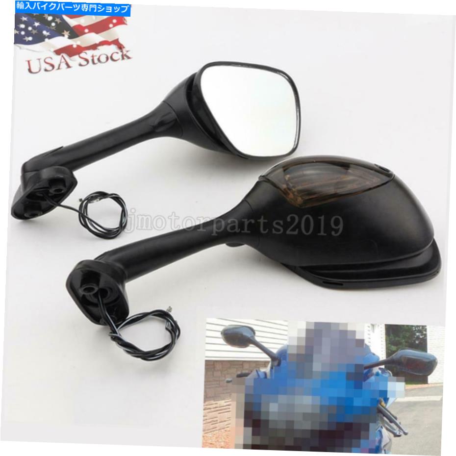 Mirror スズキGSXR600 / 750 2006-2015 2007 2007 2009 2007 Smoked Black Motorcycle Mirrors for Suzuki GSXR600/750 2006-2015 2007 2008 2009【並行輸入品】