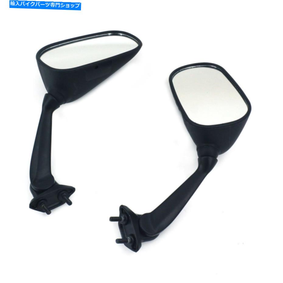 Mirror 8008-2016 2010のためのオートバイの黒い背面の後部サイドミラー Motorcycle Black Rearview Rear Side Mirrors For R6 2008-2016 2010 New【並行輸入品】