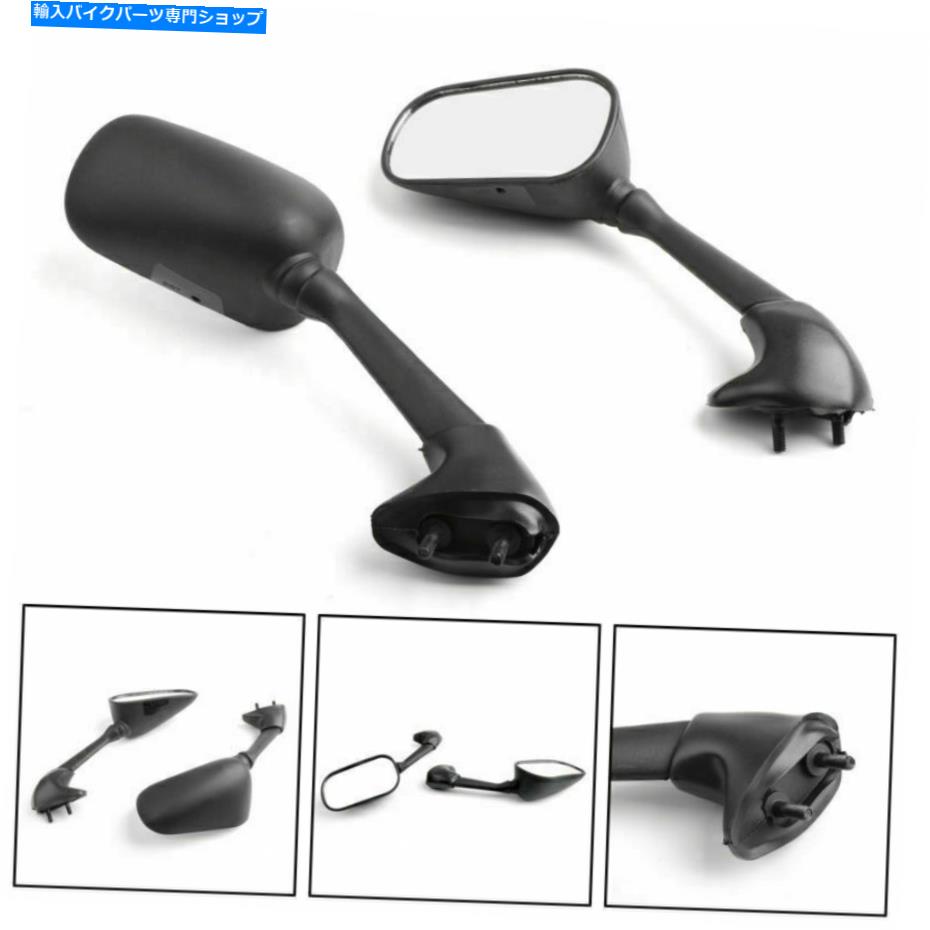Mirror ヤマハYZF-R1 YZF1000 YZF R1 2004-2006ブラックCA用ペアリアビューサイドミラー PAIR Rear View Side Mirrors For Yamaha YZF-R1 YZF1000 YZF R1 2004-2006 Black CA【並行輸入品】