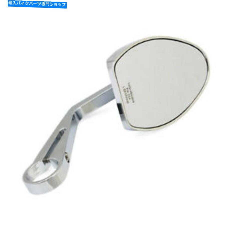 Mirror e認定のハーレーダビッドソンのためのハンドルバーの取り付け、クロムのミラー Mirror Ferrara, Handlebar Mounting, Chrome, for Harley Davidson With E-Certified【並行輸入品】
