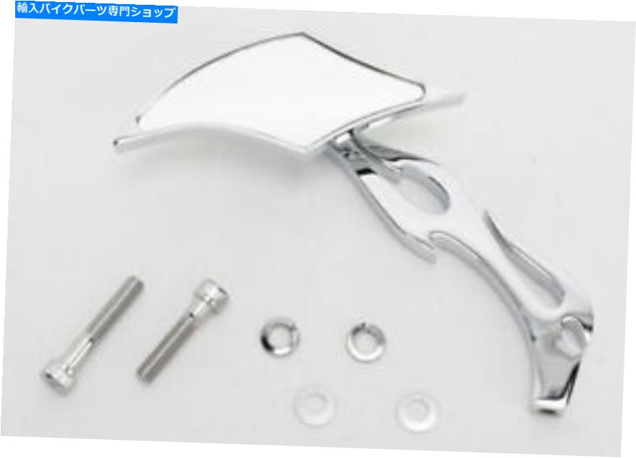 Mirror ゴシックミラーフレームステム左サイドドラッグスペシャリ60-6250fl. Gothic Mirror Flame Stem Left Side Drag Specialties 60-6250FL【並行輸入品】