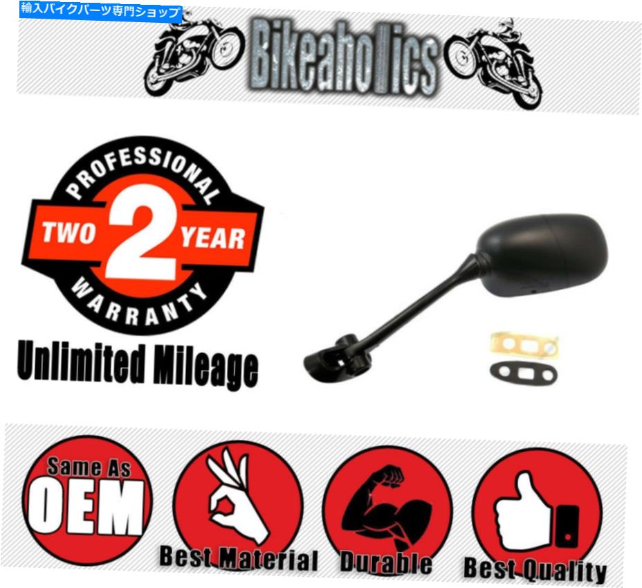 Mirror 鈴木GSX用JMPミラーブラック JMP Mirror Black Left for Suzuki GSX【並行輸入品】