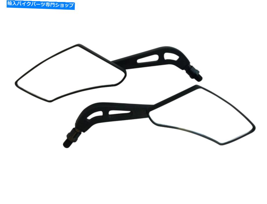 Mirror モーターバイクのトリケウイングミラー10mmスレッド - 高品質 - ブラック - ペア Motorbike Trike Wing Mirrors 10mm thread - High Quality - Black - Pair【並行輸入品】 27,210円