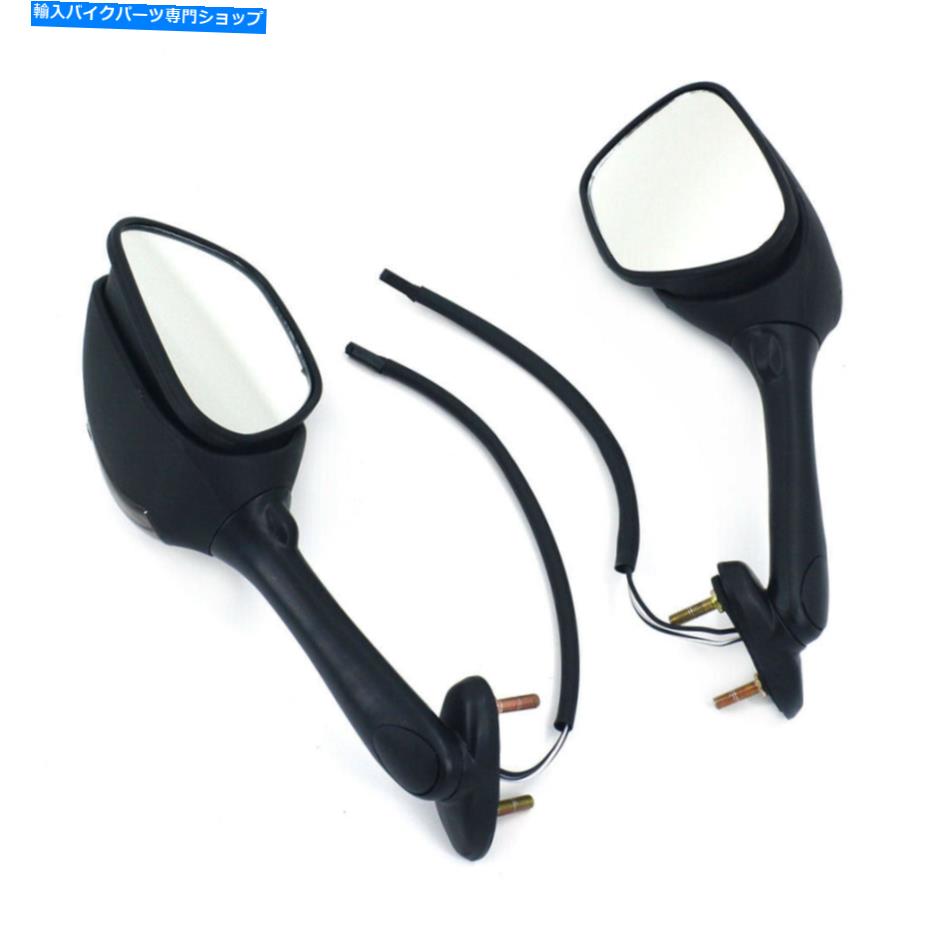 Mirror 2倍のバックビューリアサイドミラーGSXR600 GSXR750 GSXR1000の信号 2x Rearview Rear Side Mirrors Turn Signal for GSXR600 GSXR750 GSXR1000【並行輸入品】