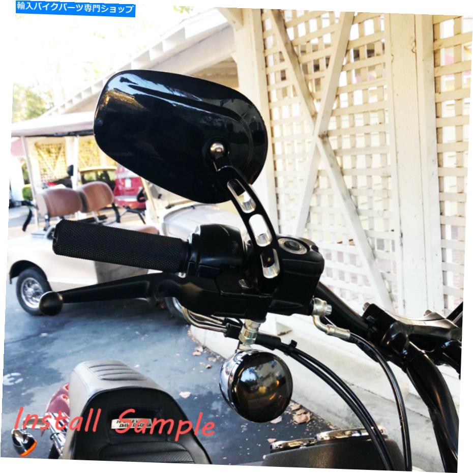 Mirror ハーリーダビッドソンストリートグライド2018 2017 2016 2014のためのオートバイのバックミラー Motorcycle Rearview Mirrors For Harley Davidson Street Glide 2018 2017 2016 2014【並行輸入品】