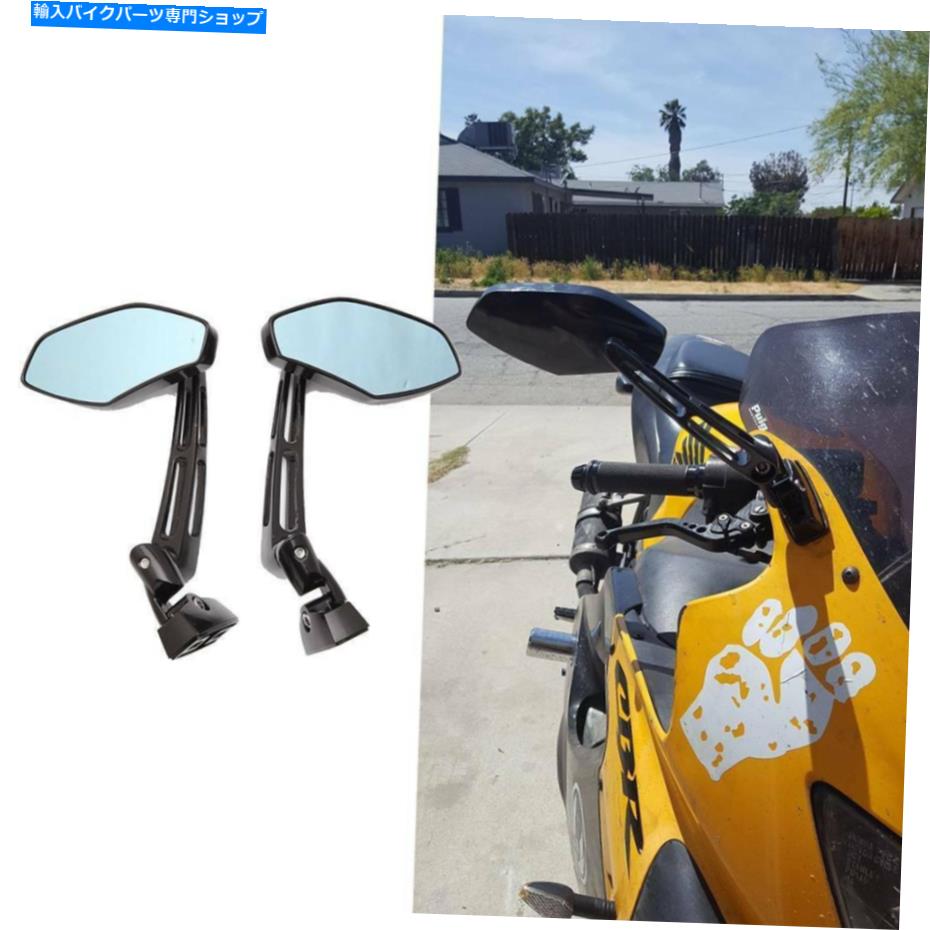 Mirror ホンダCBR600 F4I F5I CBR600RR CBR900RR CBR1000RR BLACKオートバイミラーDM For Honda CBR600 F4i F5i CBR600RR CBR900RR CBR1000RR Black Motorcycle Mirrors DM【並行輸入品】