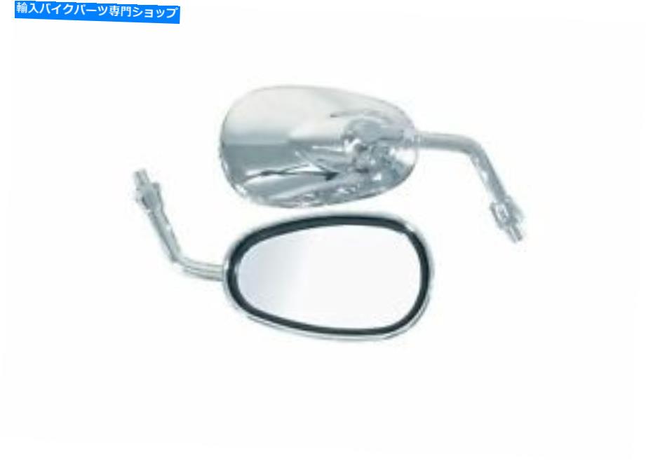Mirror バイキートオートバイバイクユニバーサルミラーミニクロムXVタイプ10mmペア Bikeit Motorcycle Bike Universal Mirror Mini Chrome XV Type 10mm Pair【並行輸入品】