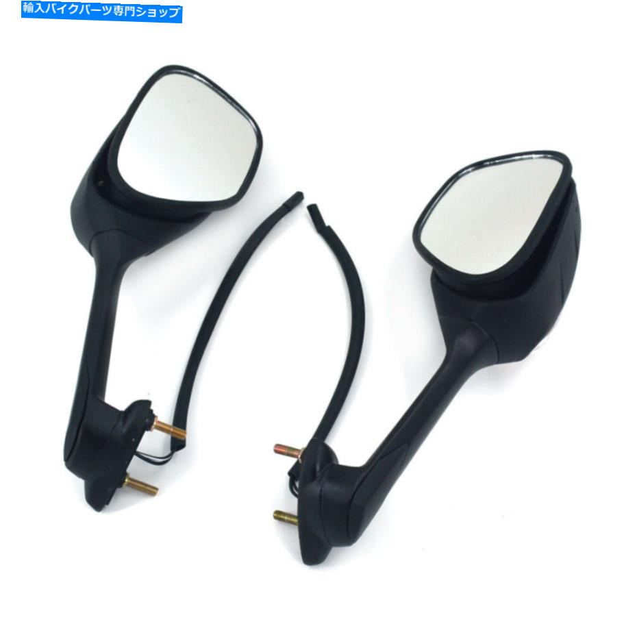 Mirror オートバイのバックビューサイドミラーはGSXR1000 GXSR600 GSXR750の信号を回す Motorcycle Rearview Side Mirrors Turn Signal for GSXR1000 GXSR600 GSXR750【並行輸入品】
