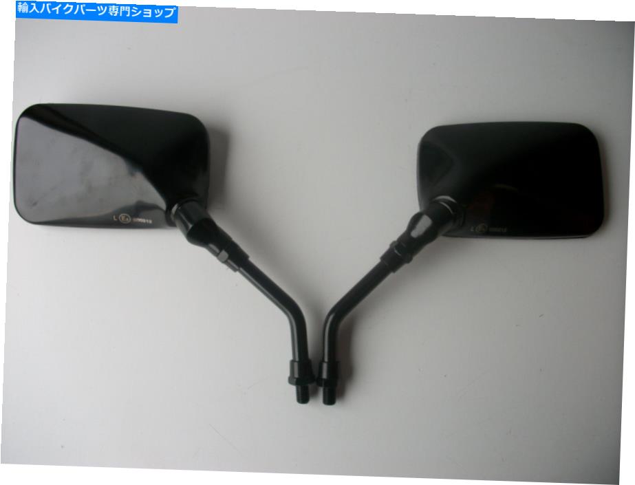Mirror 新しいユニバーサルブラックヤマハミラーFZ6 XJ600 XS400 FJ600 X650 FZ750 XJ600 RD New Universal Black Yamaha Mirrors FZ6 XJ600 XS400 FJ600 XS650 FZ750 XJ600 RD【並行輸入品】
