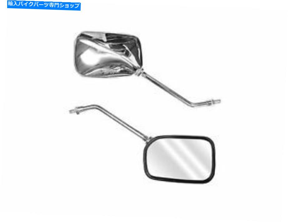 Mirror バイキートオートバイバイクユニバーサルミラークラシックカスタム10mmスレッドペア Bikeit Motorcycle Bike Universal Mirror Classic Custom 10mm Thread Pair【並行輸入品】