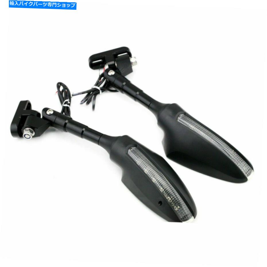 Mirror BMW S1000RR 2010-2018用のLEDのバックビューリアビューミラー LED Rearview Rear View Mirrors For BMW S1000RR 2010-2018【並行輸入品】