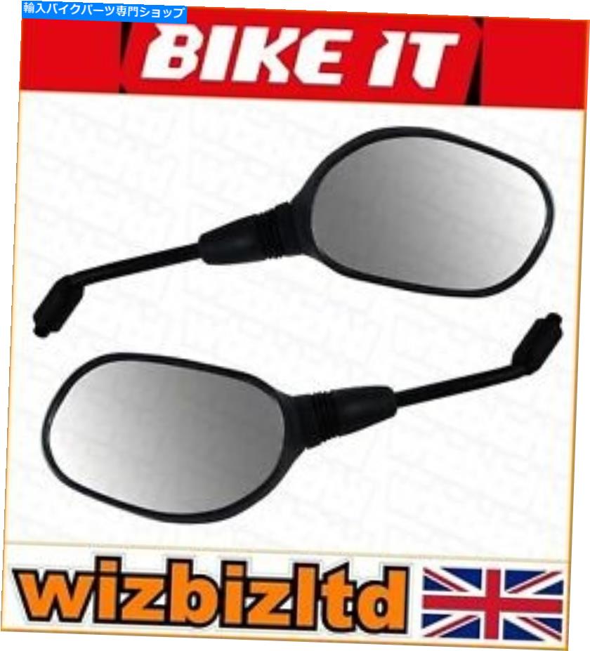 Mirror ホンダCBR125R 2004-2010 [バイキイトブラック] [ミラーペア] Kitmrh012 Honda CBR125R 2004-2010 [Bikeit Black] [Pair of Mirrors] KITMRH012【並行輸入品】