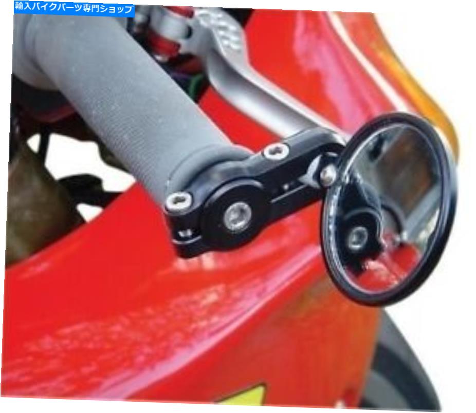 Mirror ブラインドライトバーエンドミラーCRG BLACK BS-100 Blindsight Bar End Mirror CRG Black BS-100【並行輸入品】