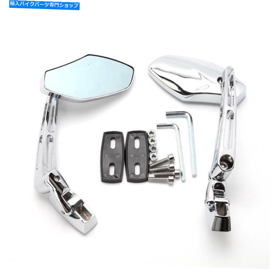 Mirror ホンダCBR 600 F3 F4I 900 929 954 1000 RR用オートバイリアビューミラークロム Motorcycle Rearview Mirrors Chrome For Honda CBR 600 F3 F4i 900 929 954 1000 RR【並行輸入品】