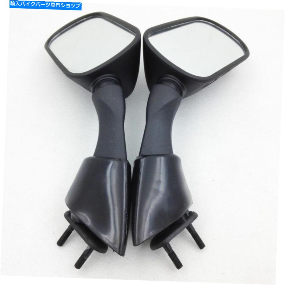 Mirror 2003年2004年2005年ヤマハFJR1300ブラック Motrcycle Side Rearview Mirror For 2003 2004 2005 Yamaha FJR1300 Black【並行輸入品】