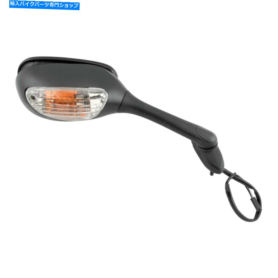 Mirror 鈴木GSXR600 06-09 Bikemaster 600324交換用右側ブラックミラー For Suzuki GSXR600 06-09 BikeMaster 600324 Replacement Right Side Black Mirror【並行輸入品】