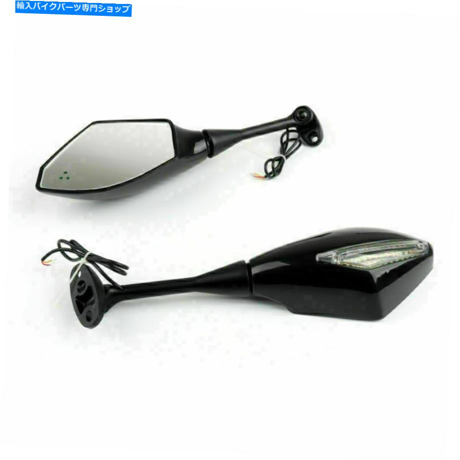 Mirror ホンダCBR600RR CBR1000R CBR300R CBR300R 2003-14 U8 Blue LED Mirrors For Honda CBR600RR CBR1000RR CBR250R CBR300R CBR500R 2003-14 U8【並行輸入品】