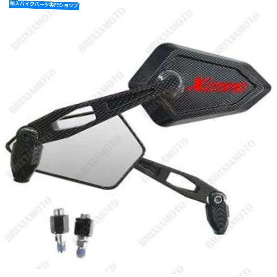 Mirror ミラーミラーストリートカーボンルックレッドロゴキムコXciting 125 300 400 500 I R MIRRORS MIRROR STREET CARBON LOOK RED LOGO KYMCO XCITING 125 300 400 500 I R【並行輸入品】|Us Custom Parts Shop USDM