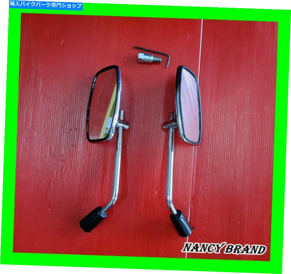 Mirror ホンダスーパーカブC110C125クロームミラーセット10mm。 //良品質 honda Super Cub C110C125 Chrome Mirror Set 10mm. //Good Quality【並行輸入品】