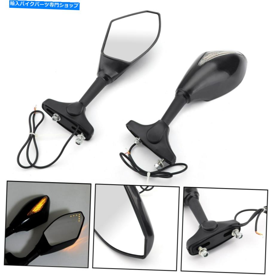 Mirror 鈴木GSXR 600 GSXR 1000 HAYABUSA SV GSF Katana TL1000R / S用LEDミラー LED Mirrors for SUZUKI GSXR 600 GSXR 1000 Hayabusa SV GSF Katana TL1000R/S【並行輸入品】