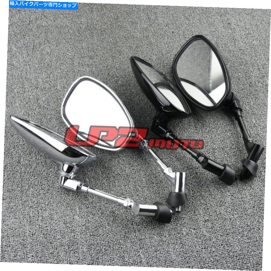 Mirror サイドミラーヤマハV-MAX 12 VMX12 VMX17 XJR400 1200 1300 1988-2016 Side Mirrors Rearview for Yamaha V-Max 12 VMX12 VMX17 XJR400 1200 1300 1988-2016【並行輸入品】