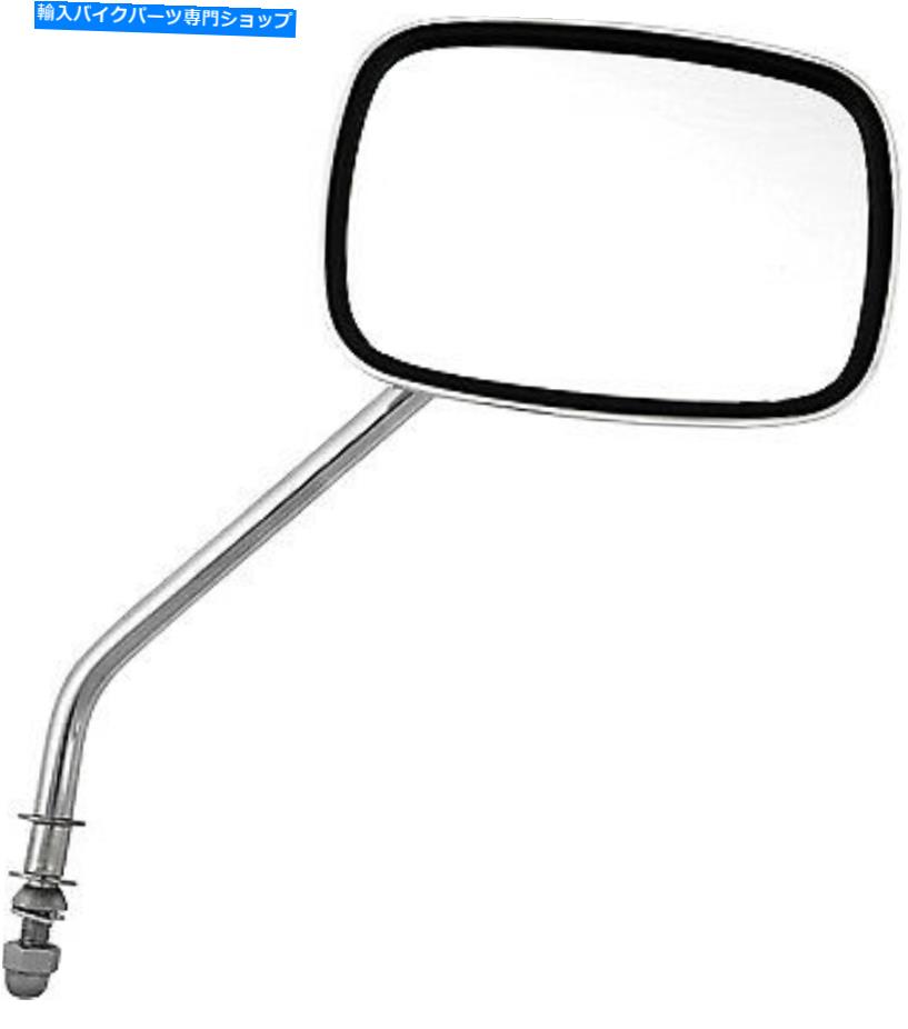 Mirror ハードドライブ長OEスタイルミラークロムL / R 5×3.5部品＃60-0001A HARDDRIVE OBLONG OE STYLE MIRROR CHROME L/R 5X3.5 PART# 60-0001A NEW【並行輸入品】