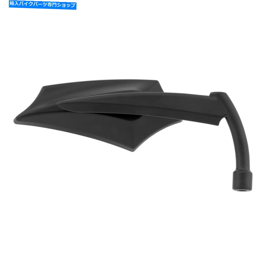 Mirror バイカーの選択18-431 anglerブラックミラーセット Biker's Choice 18-431 Angler Black Mirror Set【並行輸入品】