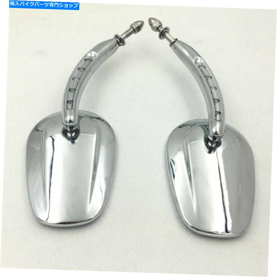 Mirror 1ペアクロームビッグバックリービューサイドミラーハーリーフリーホイゲラーFLRT 2015-2018 1 Pair Chrome Big Rearview Side Mirrors For Harley Freewheeler FLRT 2015-2018【並行輸入品】