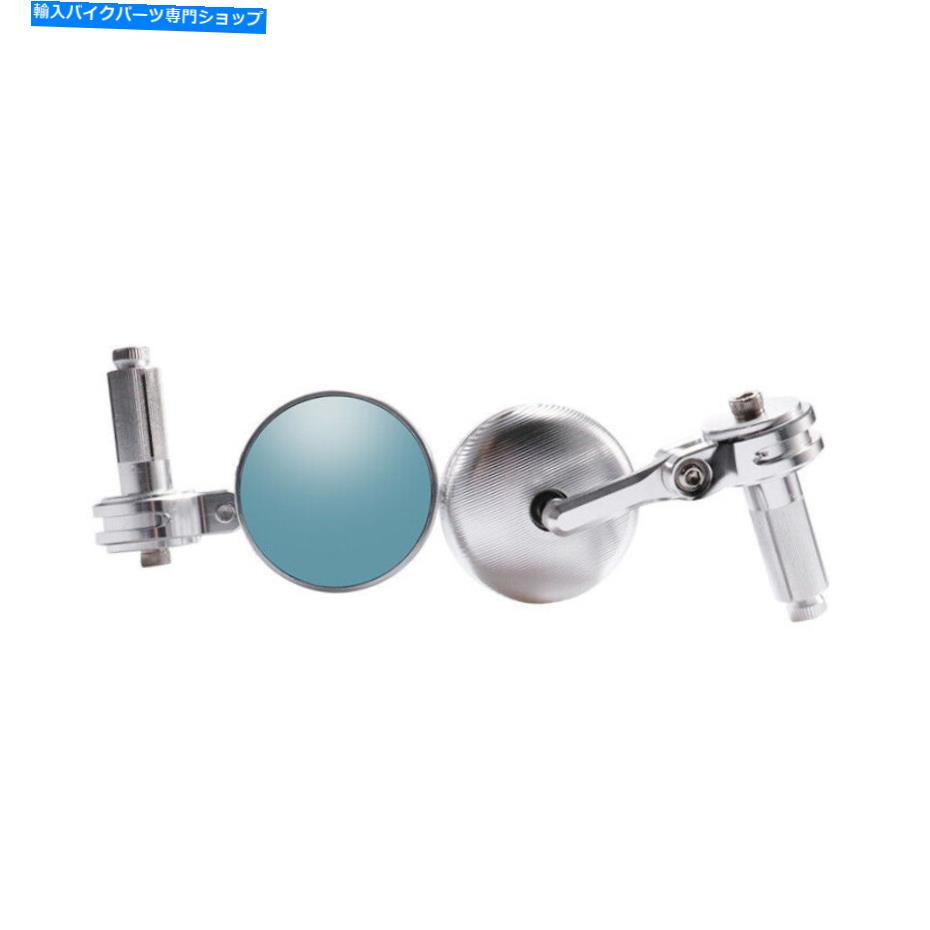 Mirror ペアオートバイのミニハンドルバーリサイブバーエンドミラーのハーレーFlht Touring Pair Motorcycle Mini HandleBar RearView Bar End Mirrors For Harley FLHT Touring【並行輸入品】